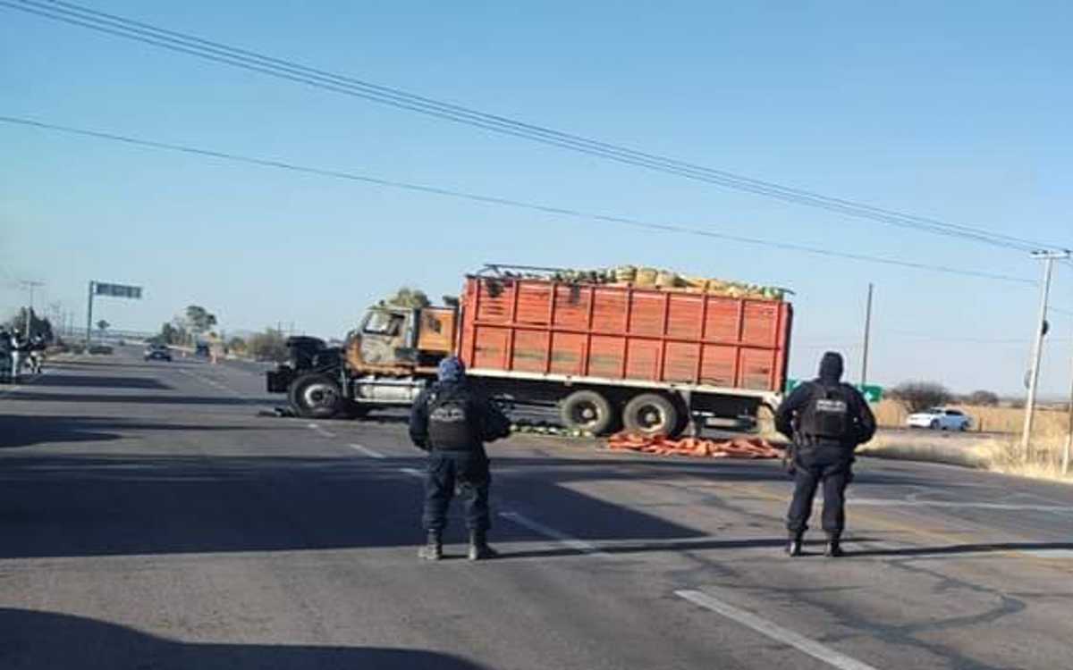 Azota violencia, bloqueos e incendios de vehículos en Zacatecas