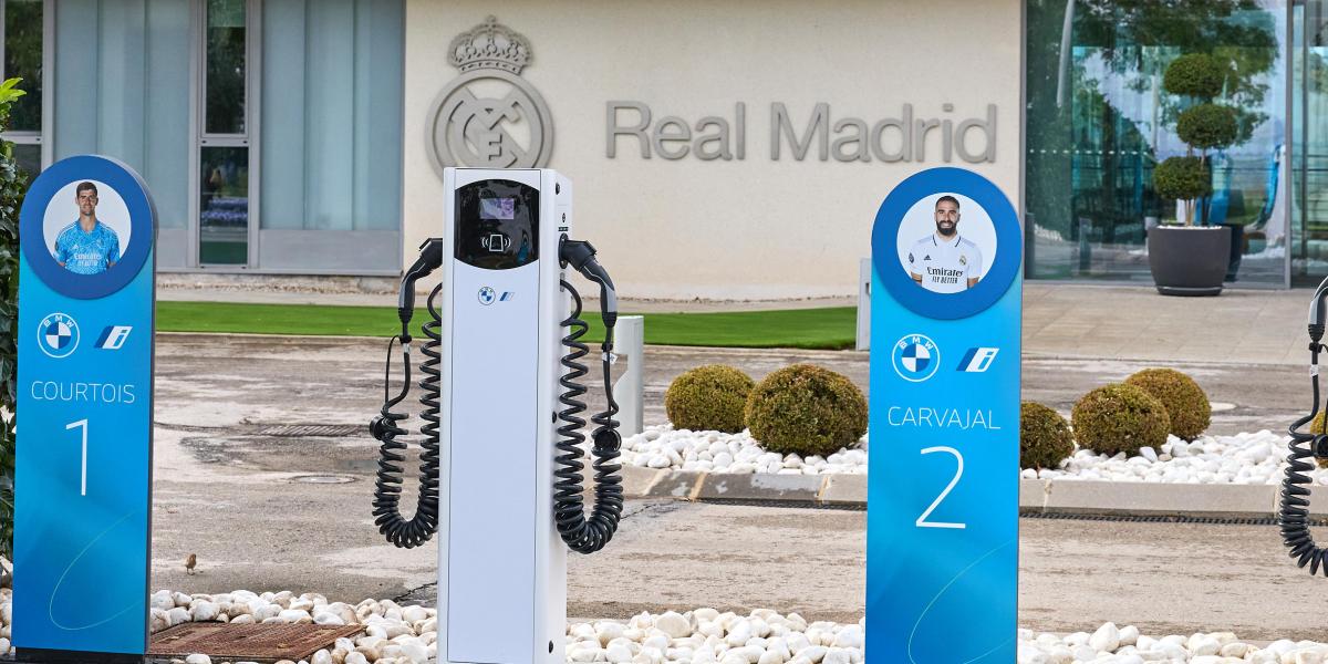 BMW electrifica la ciudad deportiva del Real Madrid