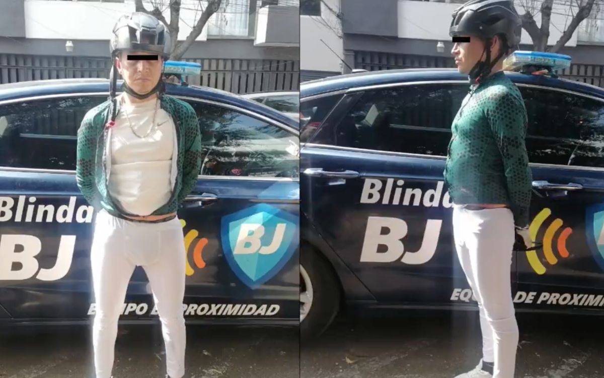 Cae ‘El Acróbata’, ciclista colombiano que robaba a mano armada en CDMX