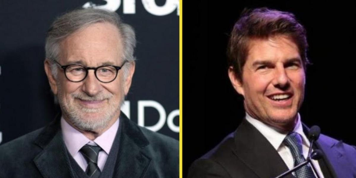Captan lo que Steven Spielberg le dijo a Tom Cruise en la previa de los premios Oscar