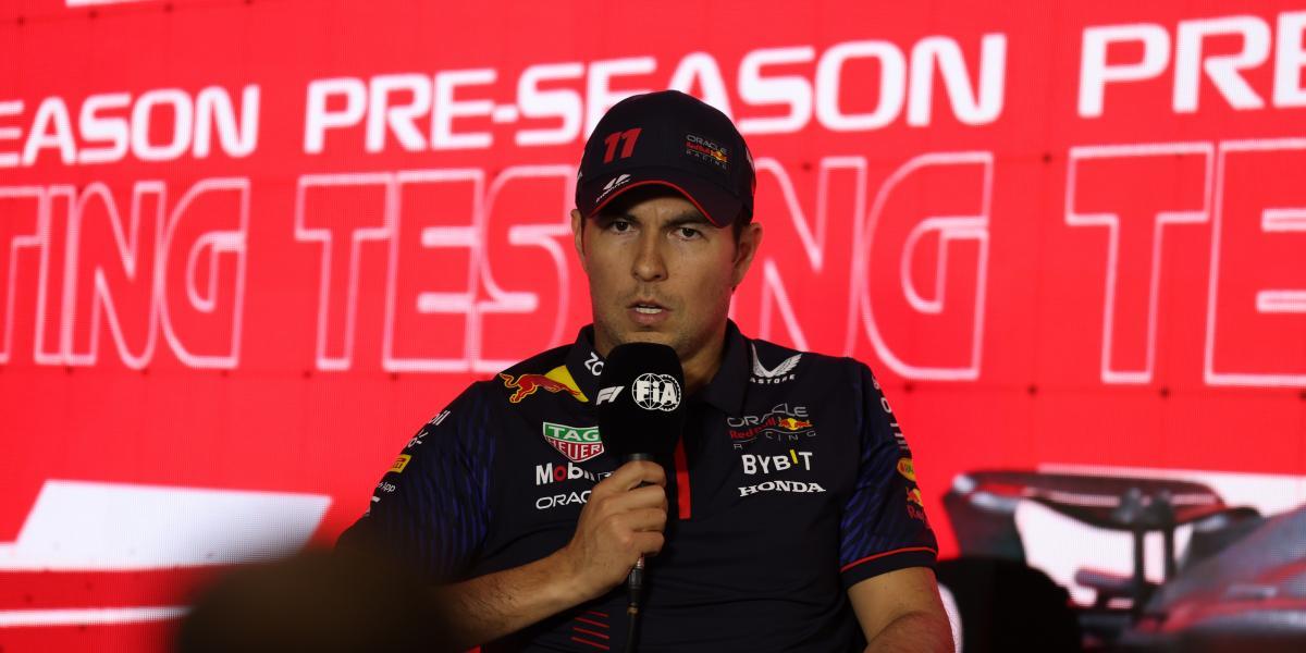 Checo Pérez, piloto de Red Bull: "Tenemos un buen ritmo"