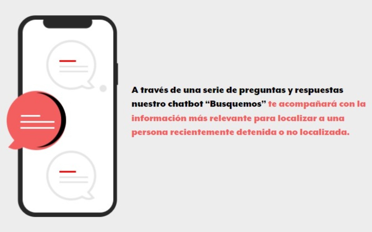 Desarrollan chatbot para ayudar a mexicanos a localizar personas desaparecidas