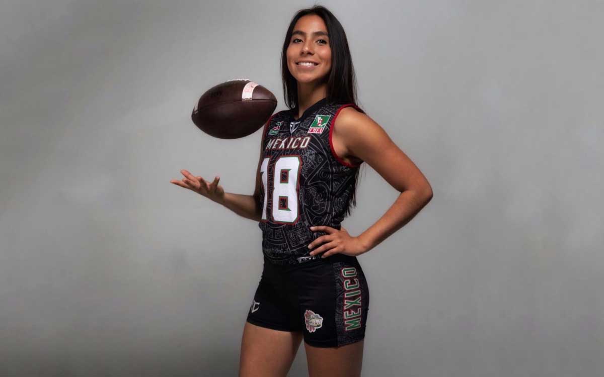Diana Flores, la jugadora mexicana protagonista de un anuncio de la NFL en el Super Bowl