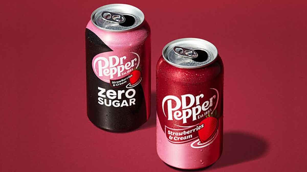 Dr Pepper presenta un nuevo sabor a fresas y crema