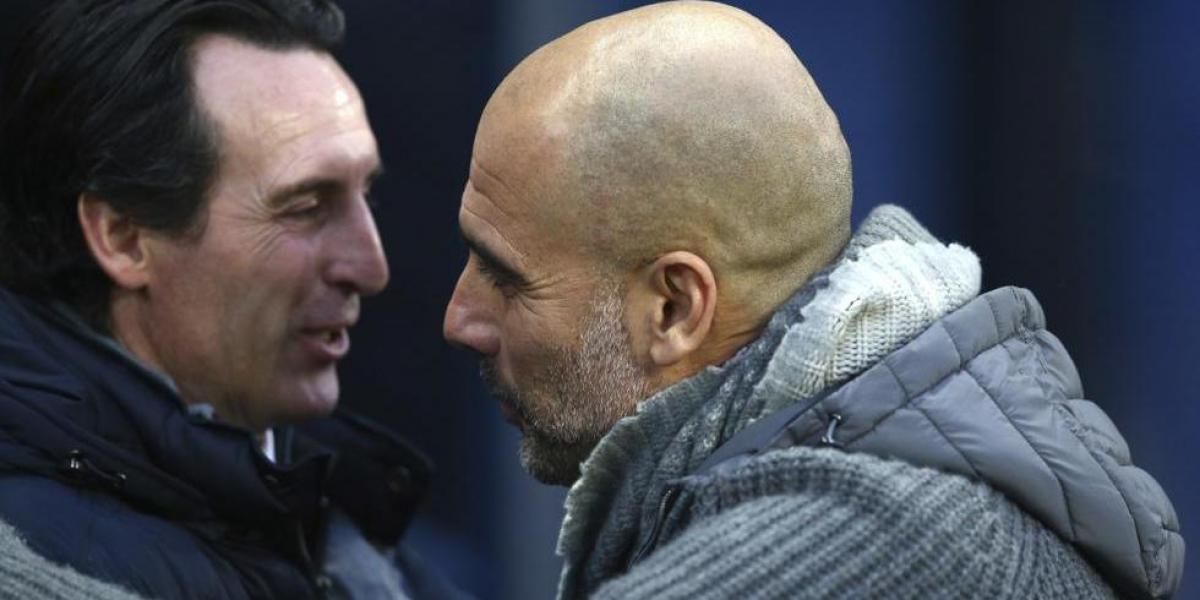 Duelo entre Guardiola y Emery en un ambiente enrarecido