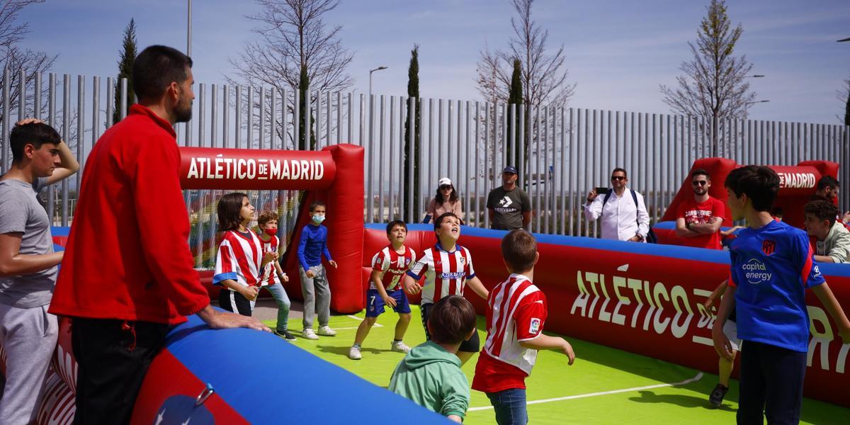 El Atlético prepara una jornada familiar para el derbi ante el Getafe