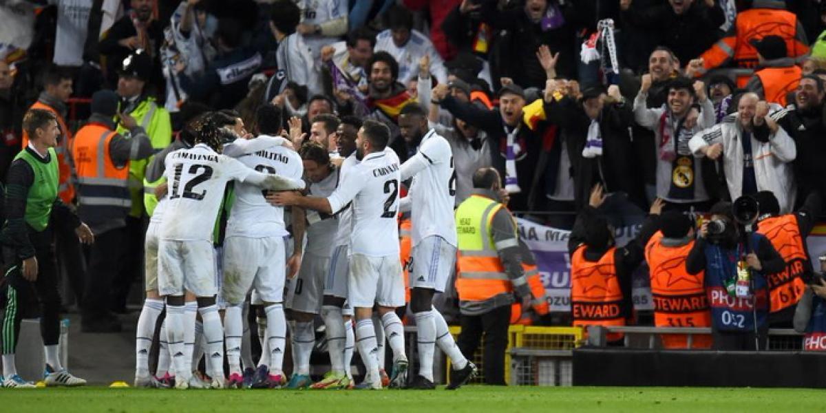 El Real Madrid toma Anfield con una goleada