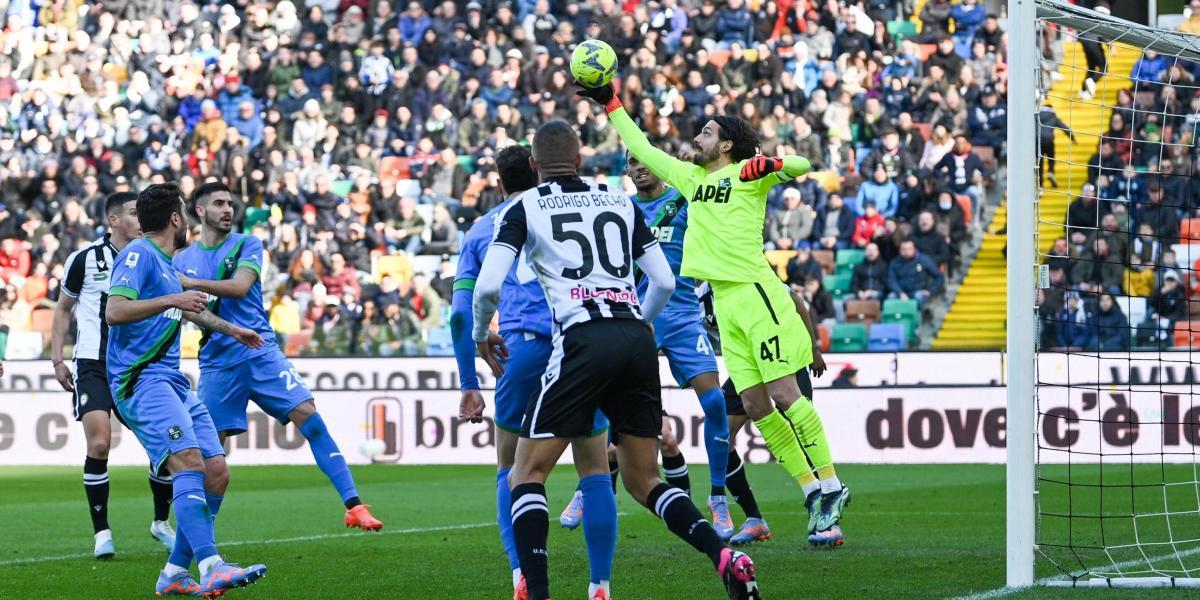 El Udinese se aleja de los puestos europeos