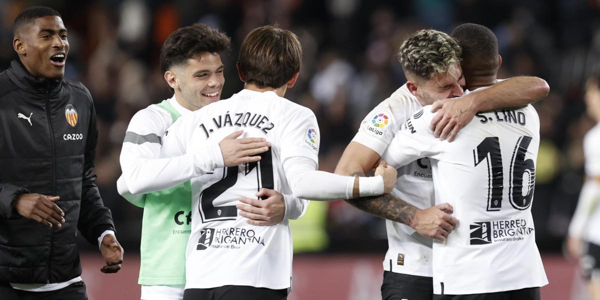 El Valencia gana 107 días después en LaLiga