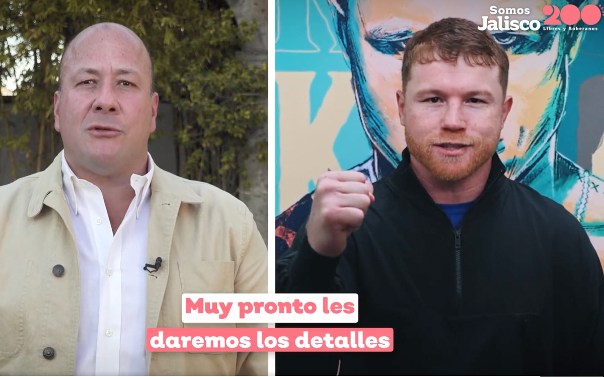 Expondrá 'Canelo' los títulos supermedianos en Jalisco | Video