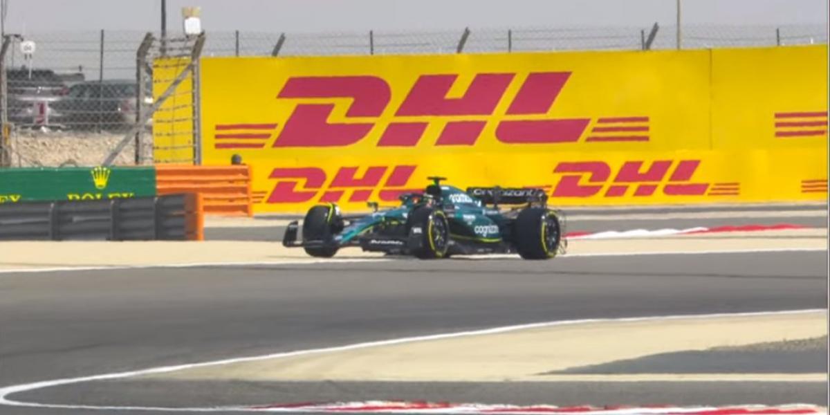 F1 test: El Aston Martin se queda parado a las primeras de cambio