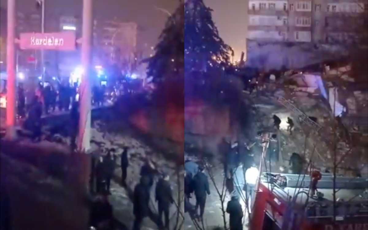 Fuerte terremoto sacude Turquía; videos muestran edificios colapsados