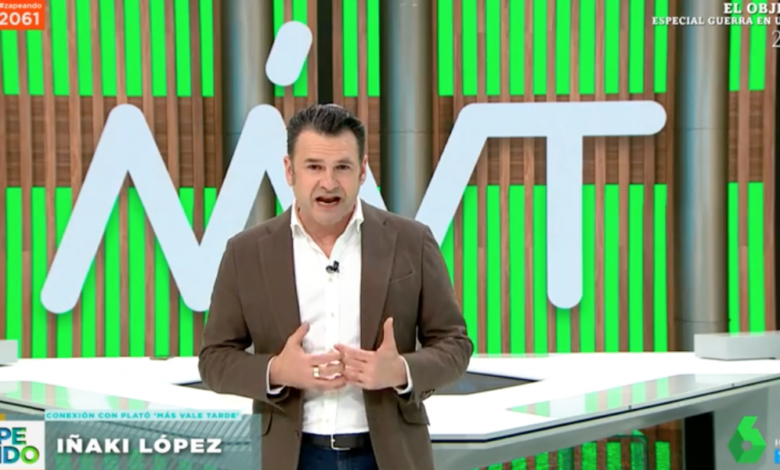 Iñaki López deja de presentar 'Más vale tarde' por un problema de salud
