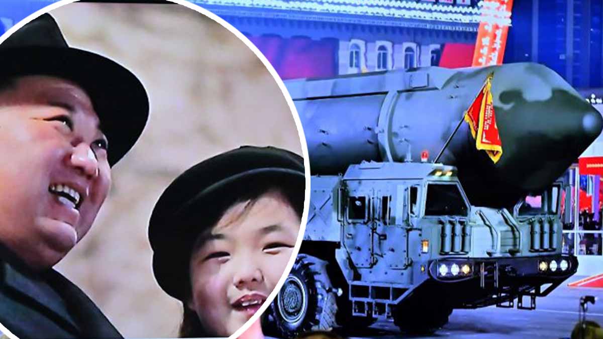 Kim Jong Un exhibe nuevo misil en un evento al que dejó ver también a su esposa e hija