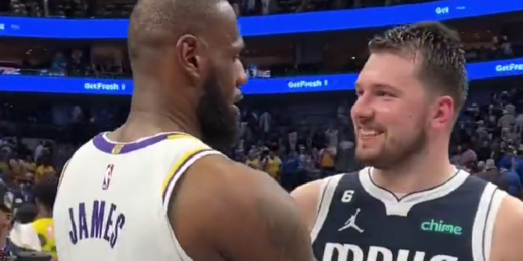 La 'declaración de amor' de Doncic a LeBron