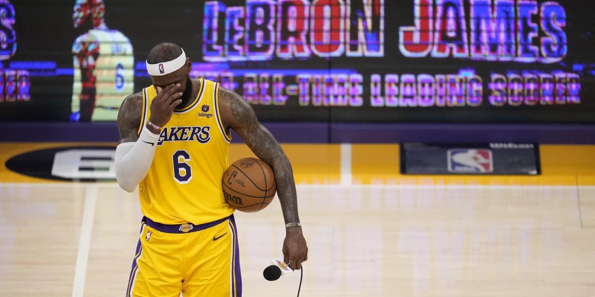 La cruda realidad de los Lakers fastidia la gran noche de LeBron