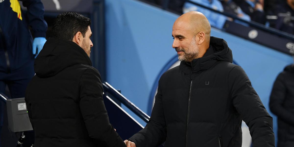 La noche que Guardiola puede alcanzar a Arteta