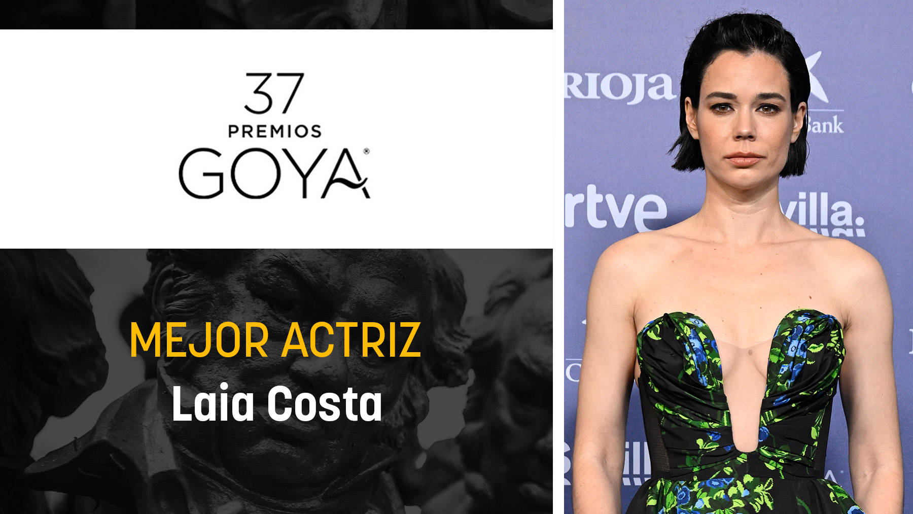 Laia Costa, premio a la mejor actriz en los Goya 2023