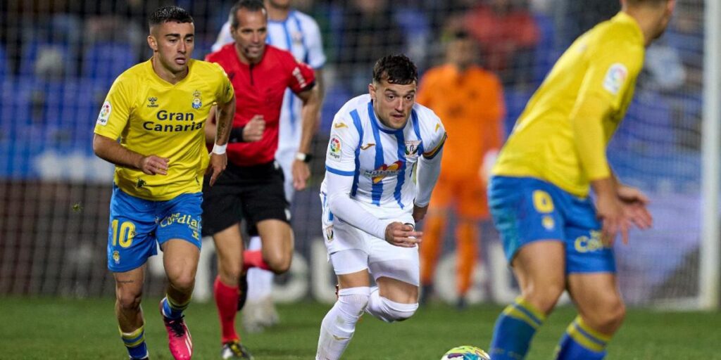 Las Palmas regala dos puntos al Leganés por los 25 años de Butarque