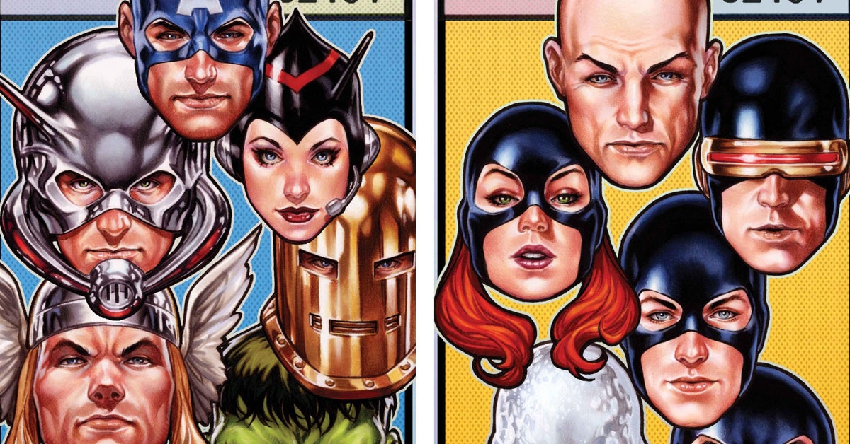 Marvel estrena portadas variantes de X-Men y Avengers Corner Box de Mark Brooks