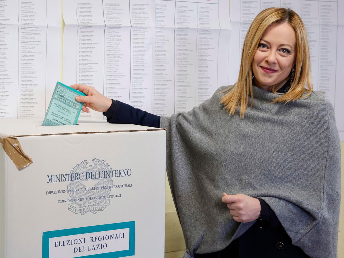 Meloni se impone ante sus socios de la derecha en las elecciones regionales de Lacio y Lombardía