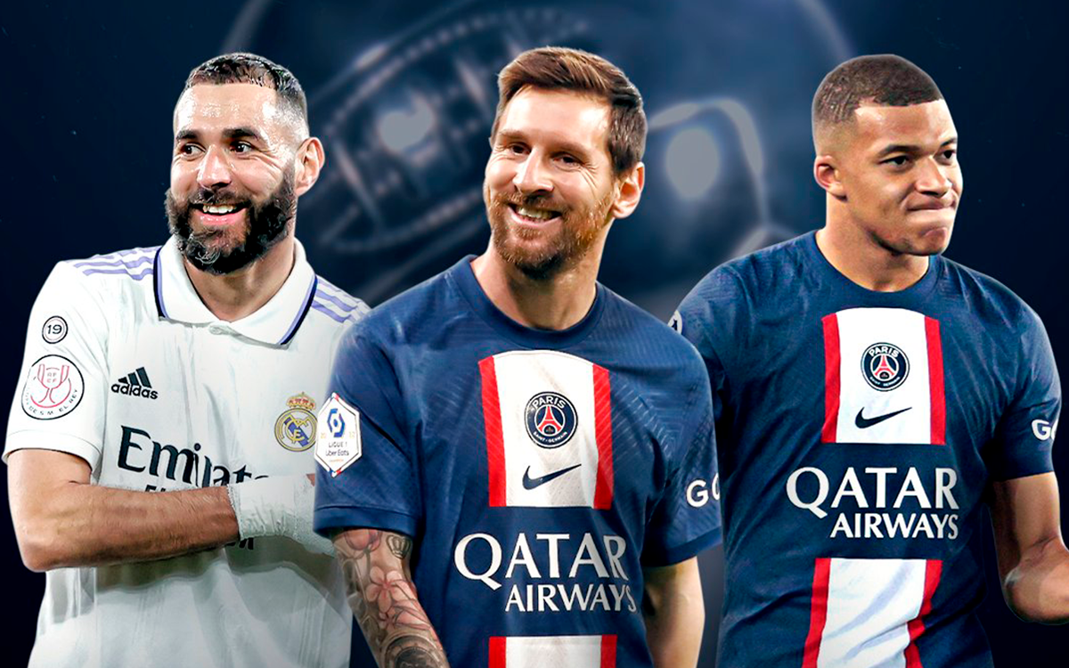 Messi, Benzema y Mbappé, finalistas al premio The Best de FIFA
