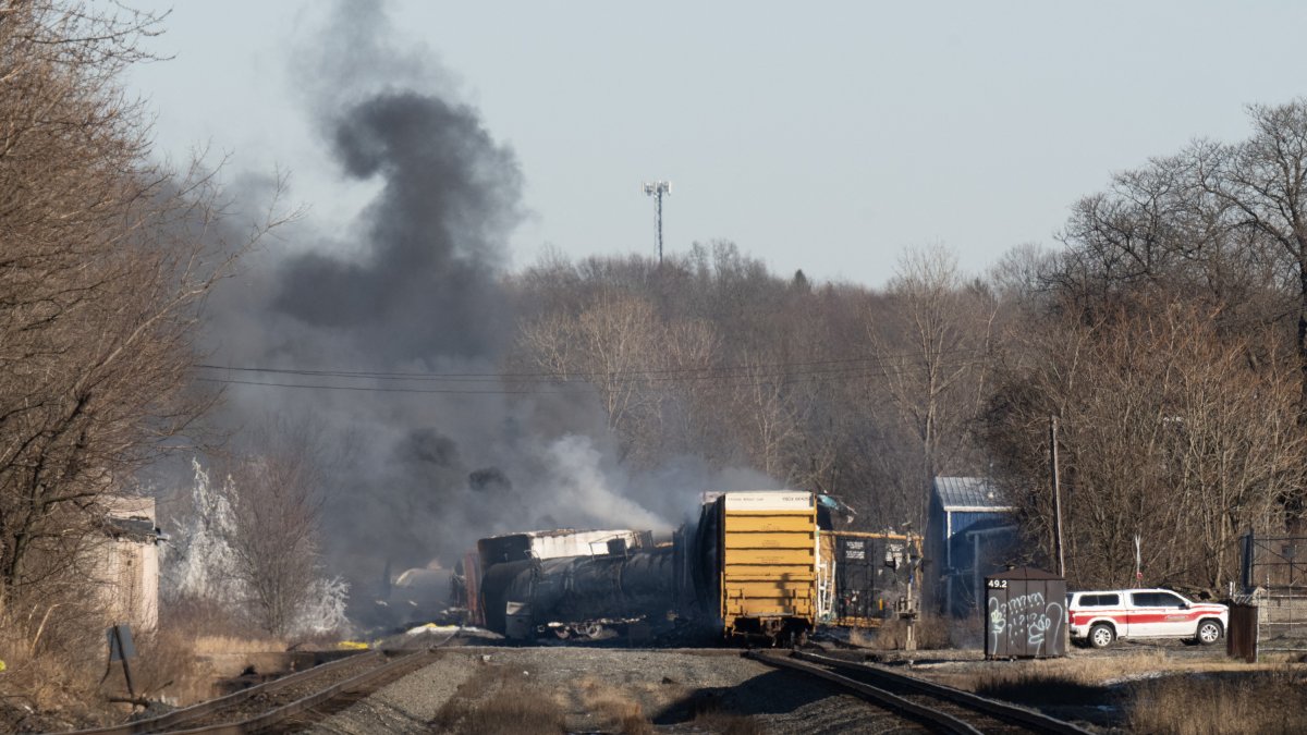 NTSB publica informe sobre el descarrilamiento del tren de Ohio