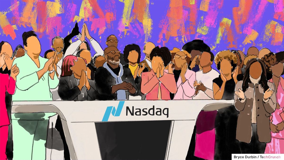 Para los fundadores e inversores negros, tocar la campana de apertura de Nasdaq simboliza el progreso