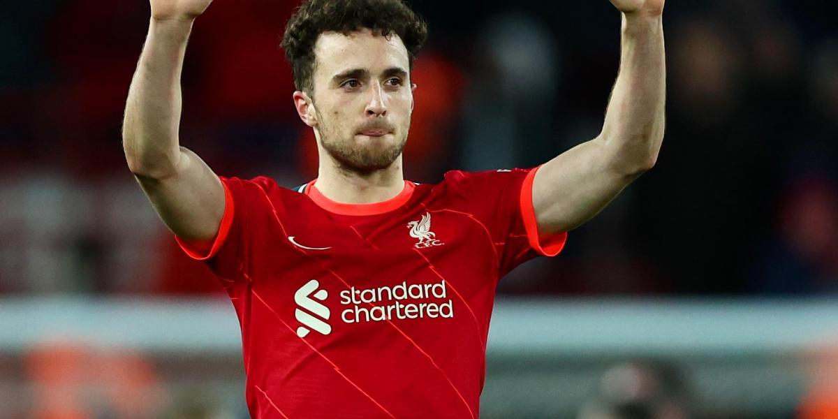 Por fin una buena noticia en el Liverpool: Diogo Jota, cerca de volver