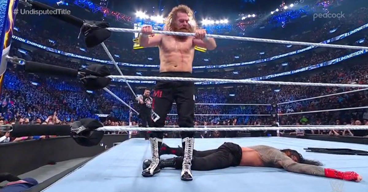 Roman Reigns de WWE retiene el título indiscutible, pero Sami Zayn y Kevin Owens se ríen por última vez en Elimination Chamber