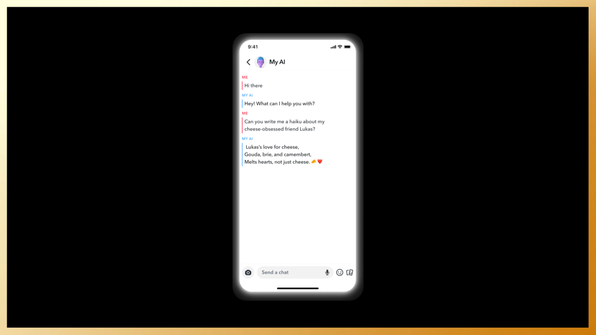 Snapchat lanza un chatbot de IA impulsado por la tecnología GPT de OpenAI