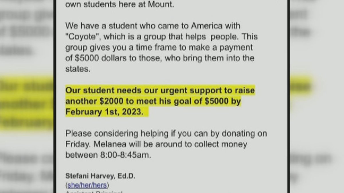 Subdirectora pide donaciones para pagar a “coyote” a estudiante