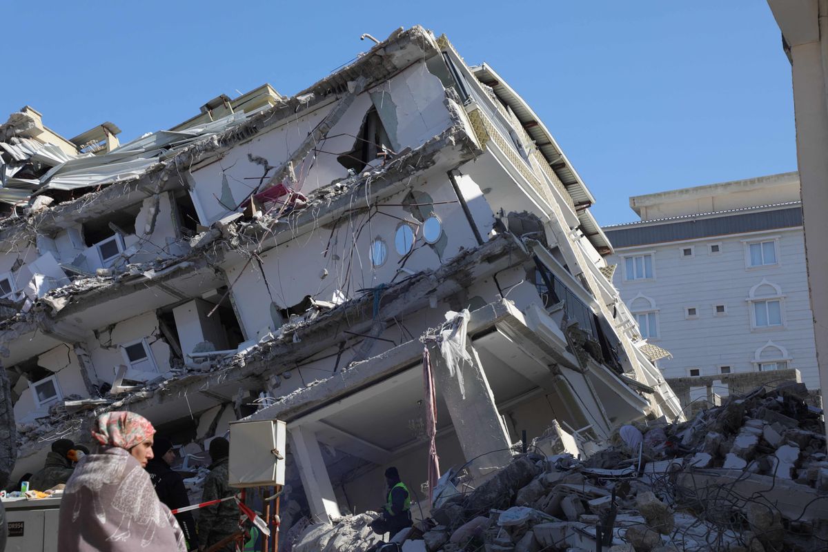 Supervivientes de segunda en el terremoto turco
