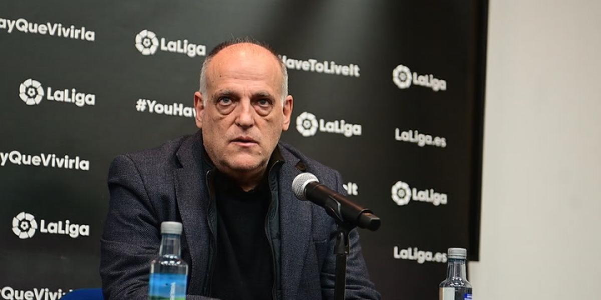 Tebas: "El Barça podría ser víctima de un estafador"
