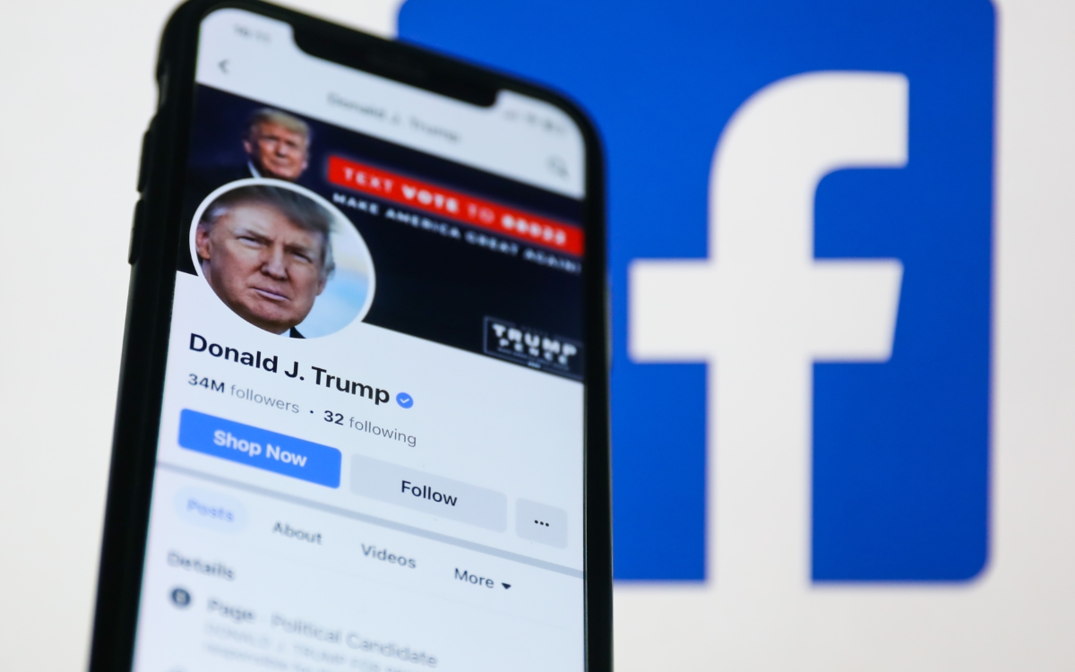Trump recupera sus cuentas en Facebook e Instagram tras más de 2 años de suspensión