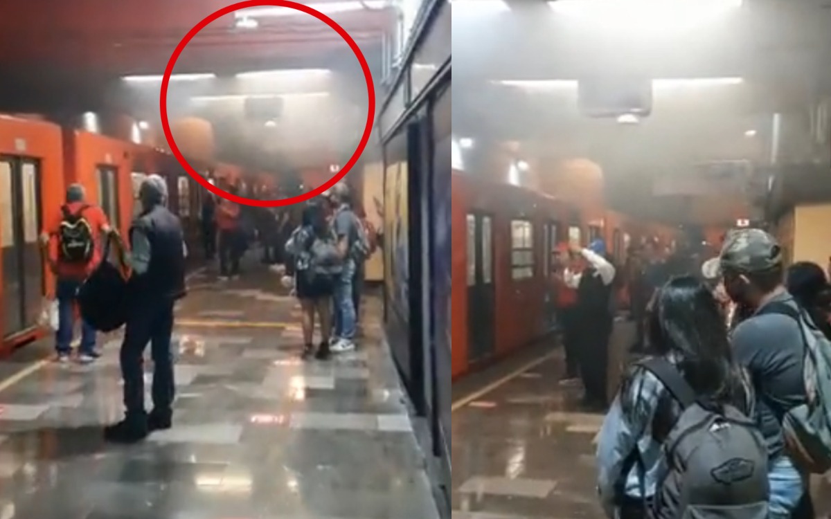 Usuarios reportan humo en tren de la Línea 9 del Metro CDMX | Video