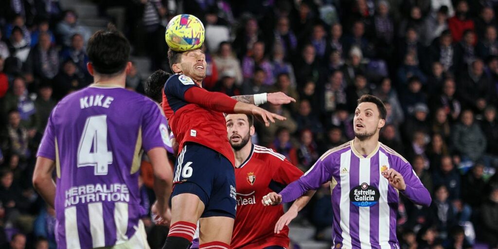 Valladolid - Osasuna: resumen, resultado y goles del partido de fútbol de LaLiga Santander