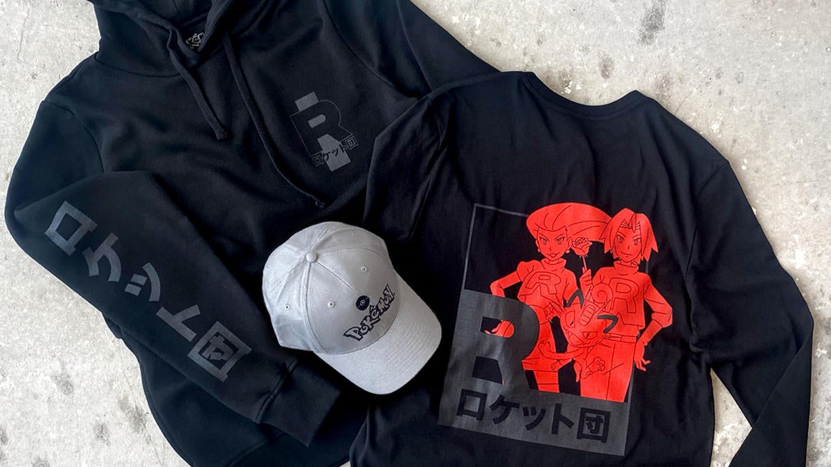 El Team Rocket despega con esta exclusiva colección de ropa de Pokémon