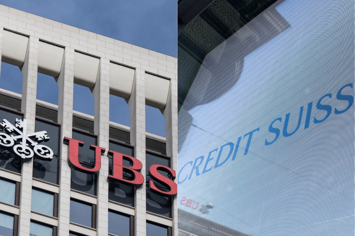 Acciones de UBS y Credit Suisse caen en bolsa tras las subidas de interés