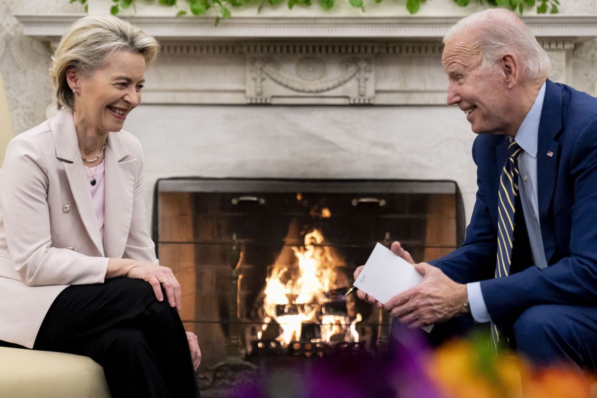 Biden y Von der Leyen destacan el “alineamiento” de la UE y EE UU en torno a Ucrania