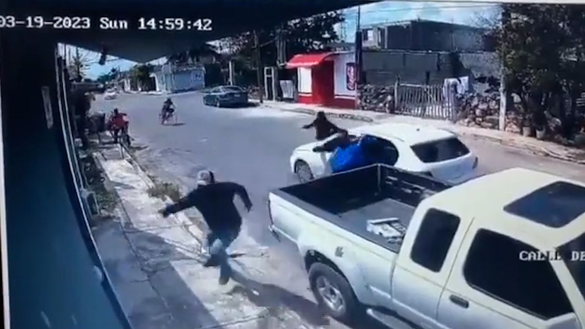 Cámaras de seguridad captan el secuestro de un empresario en Chetumal