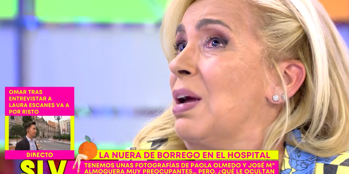 Carmen Borrego, destrozada en 'Sálvame': "He pasado muchas cosas en mi vida pero esta es la peor"