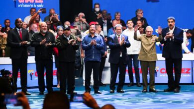 Daniel Ortega, Raúl Castro y Rafael Correa conmemoran la muerte de Chávez en Caracas