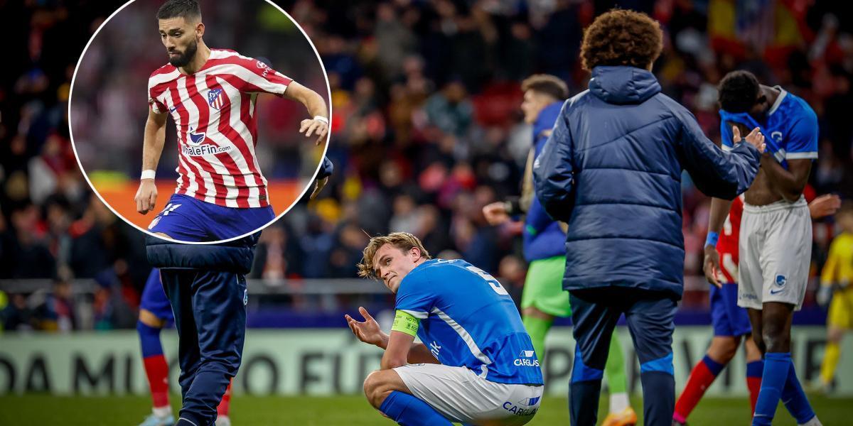 Detallazo de Carrasco con los chicos del Genk eliminados por el Atlético