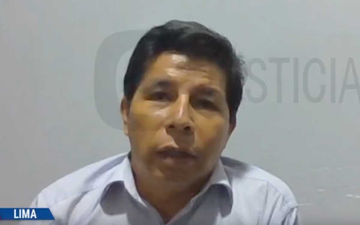 Dictan tres años de prisión preventiva contra Pedro Castillo
