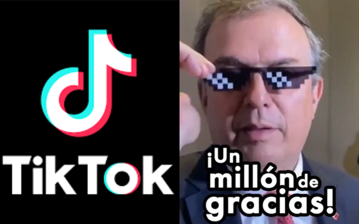 ‘El Rey del TikTok’; Ebrard festeja un millón de seguidores | Video