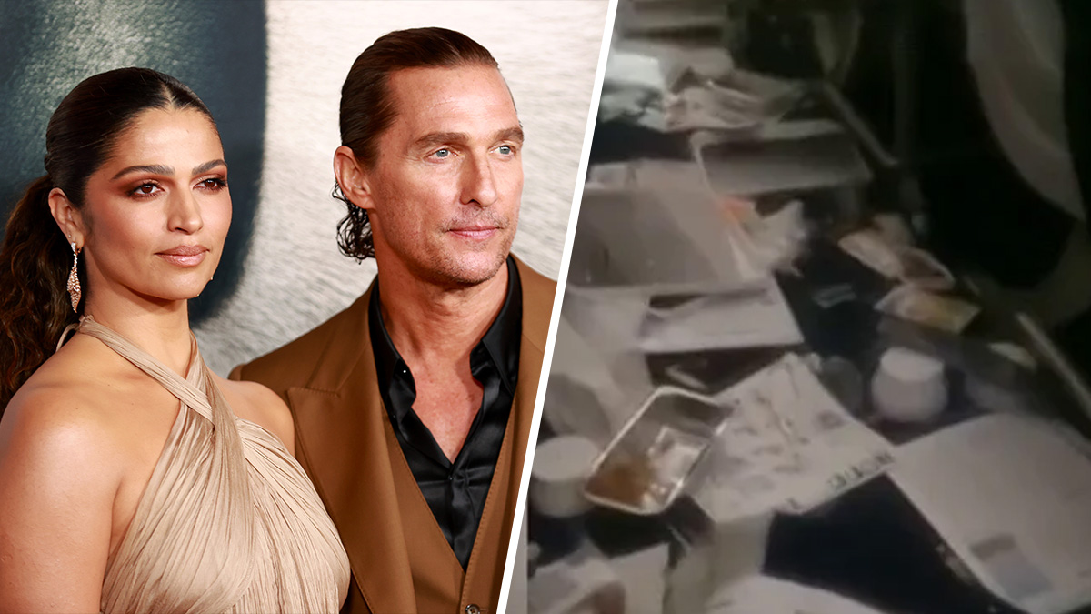 “El avión era un caos”: Matthew McConaughey y Camila Alves viajaron en un vuelo turbulento de Lufthansa