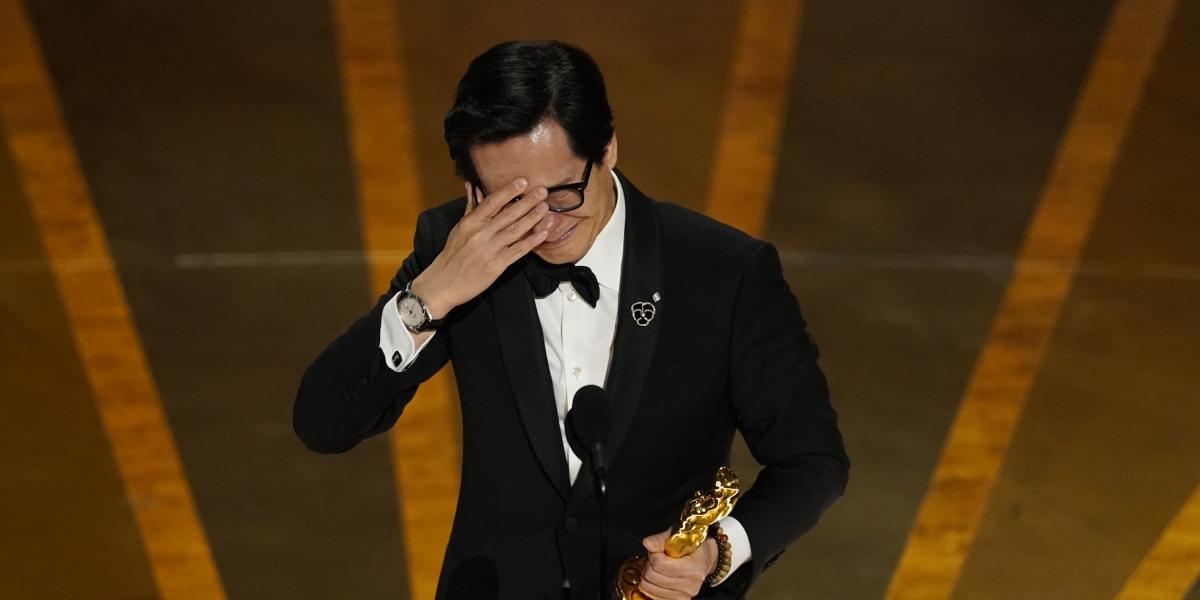 El emotivo discurso de Ke Huy Quan tras ganar el Oscar: "Esto es el sueño americano"