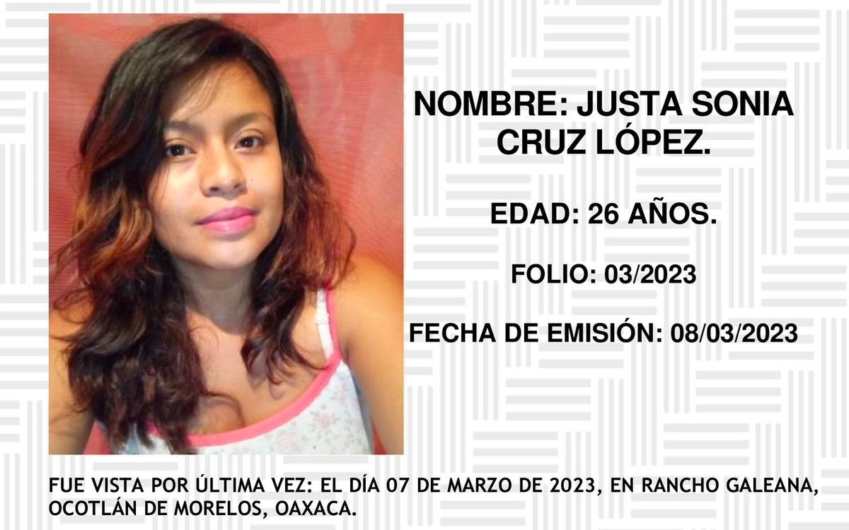En los primeros 100 días de gobierno de Salomón Jara hallan muerta a joven Justa Sonia en Oaxaca