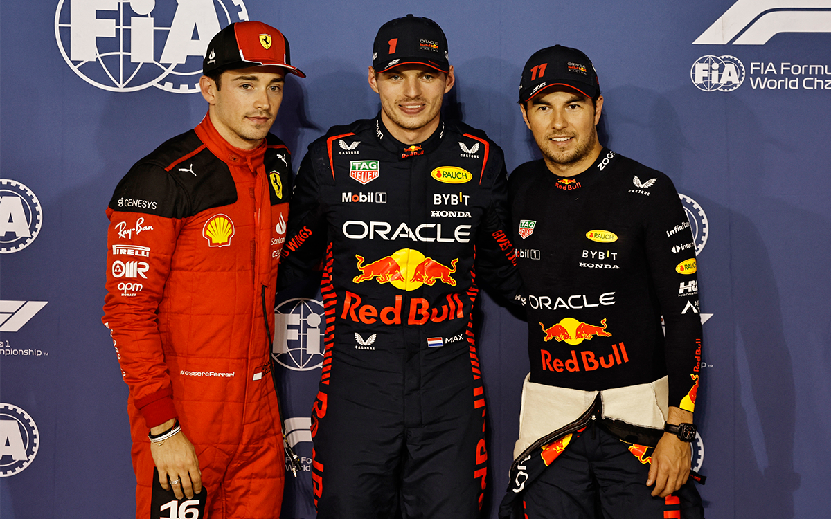 F1: Verstappen y 'Checo' dominan la clasificación y marcan el uno-dos